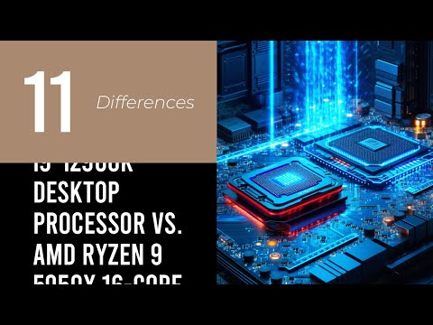 Intel Core I9-12900K Desktop Processor Vs. AMD Ryzen 9 5950X 16-Core Processor