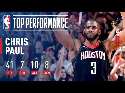 Chris Paul Scores Playoff CAREER HIGH 41 Points