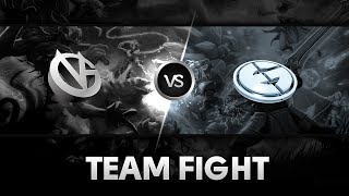Team fight by VG vs EG @ESL One New York