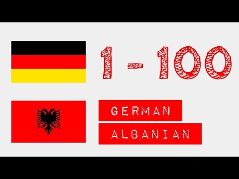 Numrat nga 1 në 100 - gjermanisht - shqiptar