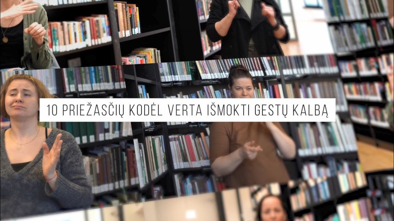 10 priežasčių, kodėl verta išmokti gestų kalbą