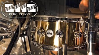 Video thumbnail for DW 6.5x14 Collector's Series Bell Brass Snare Drum by 2112 PERCUSSION