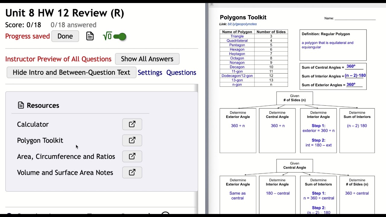 Chapter 8 Test Review Explained