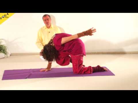 Katze - diagonal und dynamisch  - Praktische Anleitung (Auszug aus einer Yoga Anfängerstunde)