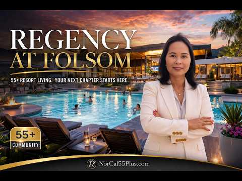A real frame from the NorCal55Plus team's own video tour of Regency at Folsom Ranch in Folsom, California