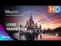 RARE Disney 100 Years Of Wonder Short Logo Transition Reversed