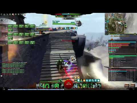 Guild Wars 2  Blood Magic Reaper WvW game play (ren vs gd)