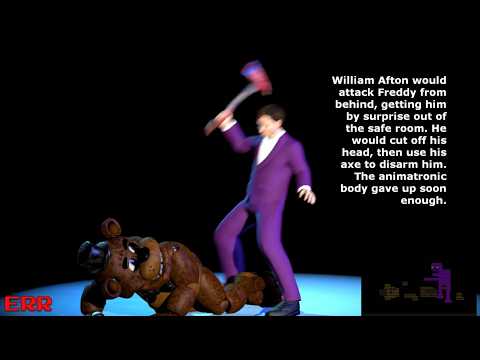 How William Afton ended the animatronics in fnaf 3