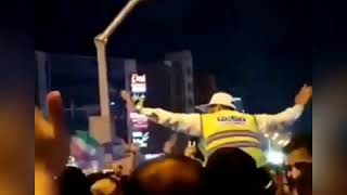 Police Dance After Iran Win in World Cup 2018