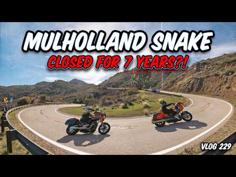 The Infamous Mulholland Snake is Open!? (Closed For 7 Years) - Vlog 229