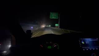 Rainy Night Vlog: A Long Drive, Rainfall, Chill Music