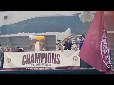 Cérémonie de Genève-Servette HC               LA COUPE!!!