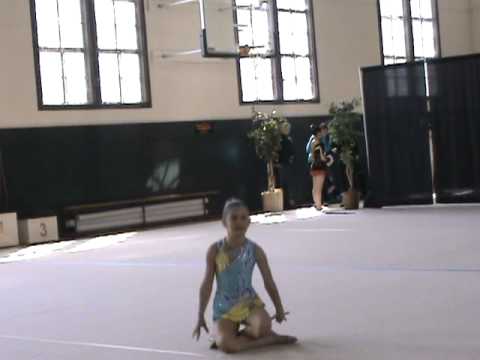 Anya Voznyuk's Floor routine. Level 5