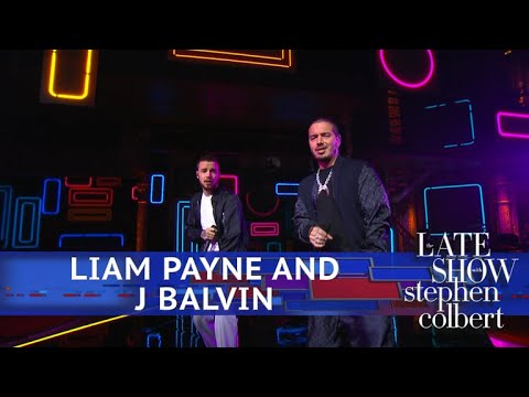 Liam Payne And J Balvin Perform Familiar