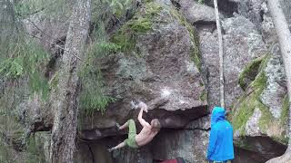 Video thumbnail of Seiska-aa, 7A. Vihti