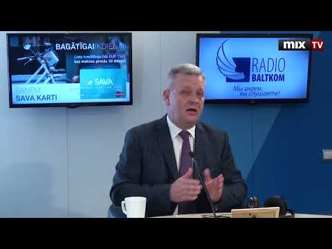 Бывший министр финансов, экс-депутат Сейма Латвии Атис Слактерис в программе "Разворот" #MIXTV