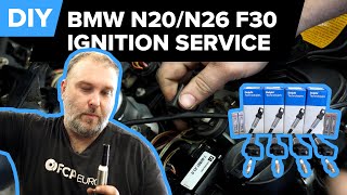 BMW 3 Series - F30 Spark Plug & Ignition Coil Replacement DIY (BMW N20/N26 Ignition Service)