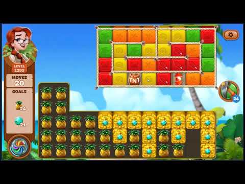 Lost Island Blast Adventure Level 1395 - NO BOOSTERS 🏝️ | SKILLGAMING ✔️