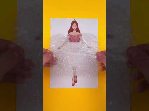 Let’s Make Bubble Wrap Art! 🎨🫧 Colorful DIY Painting #shorts #kids