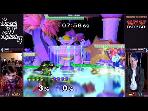 Smash'N'Splash 4 RR POOLS - Doof (Marth) vs Balance | Ginger (Falco)