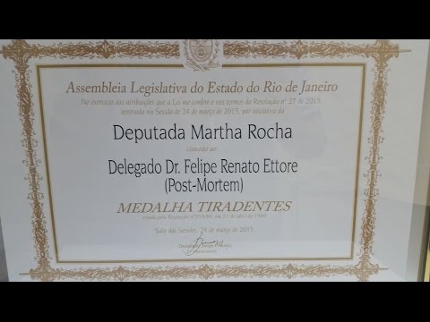 Solenidade - Medalha Tiradentes Felipe Ettore
