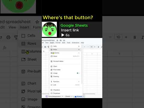 Insert a Link in Google Sheets