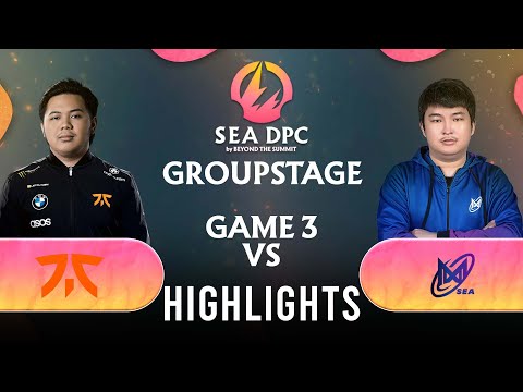 Game 3: Fnatic vs Nigma Galaxy Sea | DPC WEU 2021/2022 Tour 3: Division I
