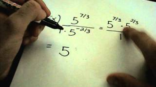 Negative Exponents and Fractional Exponents - Examples