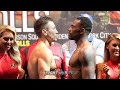 GENNADY GOLOVKIN VS. STEVE ROLLS - FULL WEIGH IN & COMPLETE FACE OFF VIDEO