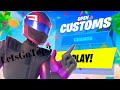 Fortnite Fashion Show Customs Live Hide N Seek SIMON SAYS WIN PLAYING WITH VIEWERS