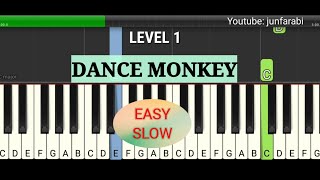 Download lagu tutorial dance monkey piano easy slow... mp3