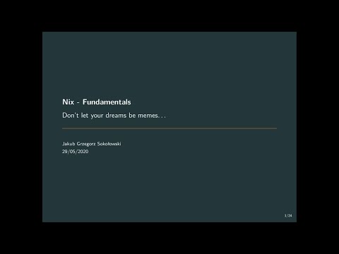 Nix Fundamentals
