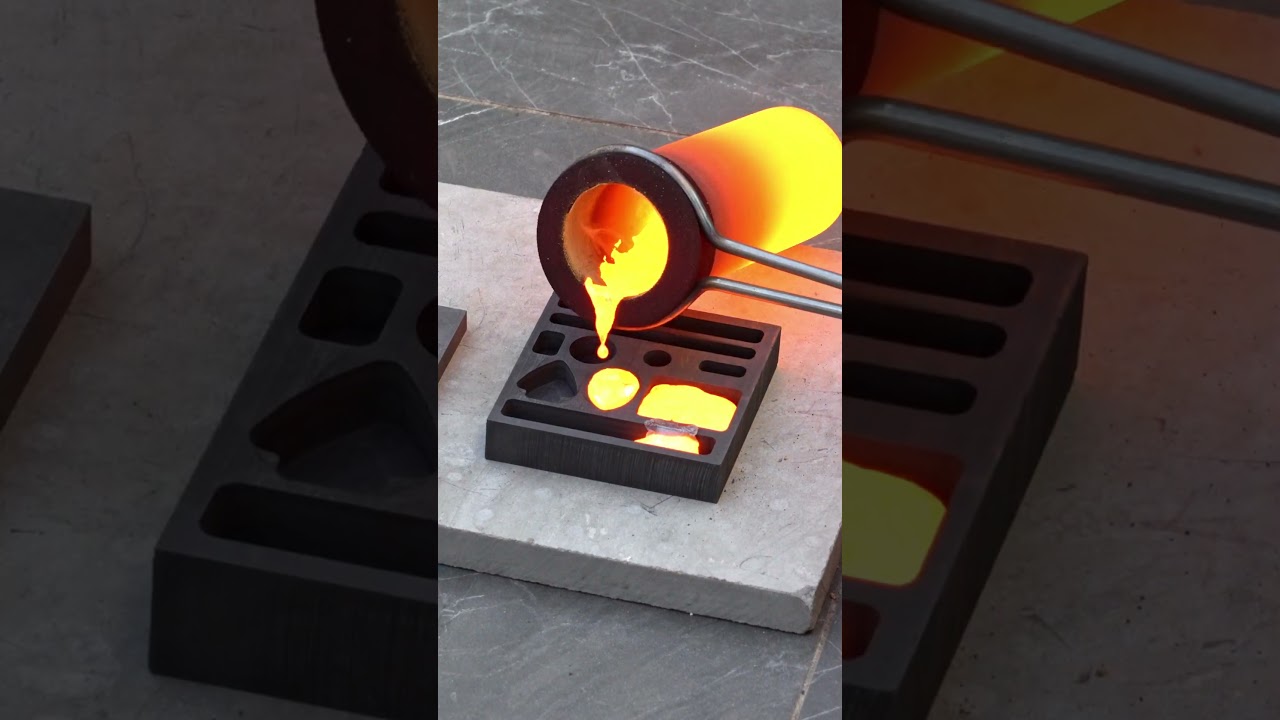 TOAUTO New Electronic Gold Melting Furnace, Powerful Upgrade. #shorts #toauto #metalmelting