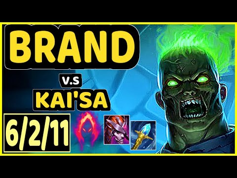 BRAND vs KAI'SA - 6/2/11 KDA BOTTOM ADC CHALLENGER GAMEPLAY - NA