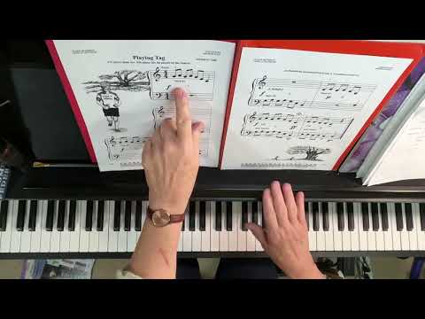 Music at the Piano: “Playing Tag” pp. 124-125 Mayron Cole Older Beginner 2