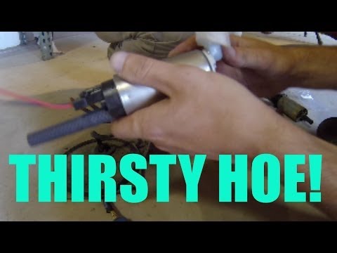 240sx Walbro 255 Fuel Pump Install.