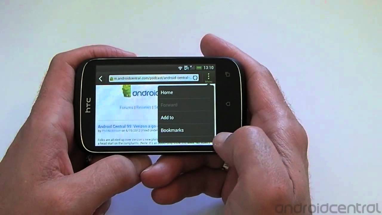 HTC Desire C hands-on - YouTube