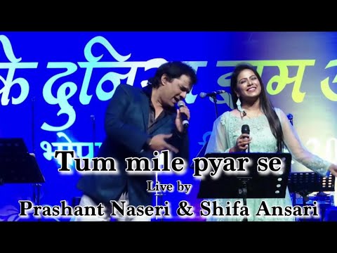 Tum mile pyar se (Apradh) Live by Prashant Naseri & Shifa Ansari