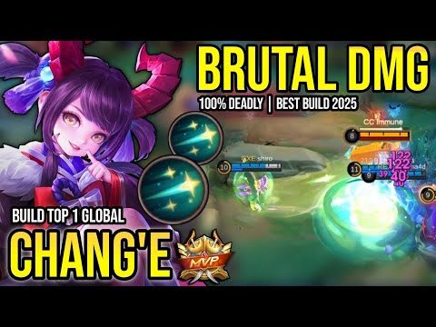 CHANG'E BEST BUILD 2025 | BUILD TOP 1 GLOBAL CHANG'E GAMEPLAY | MOBILE LEGENDS✓