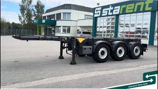 Semi-remorque porte-conteneurs Schwarzm&uuml;ller Tank - Containerchassis ADR ALU Liftachse | Image 4 - Autoline