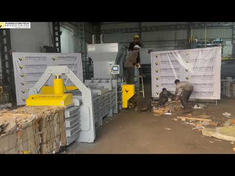 Fully Automatic Horizontal Baler For Paper