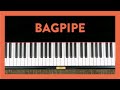 How To Play The Song Bagpipe On Piano Piano Lesson
