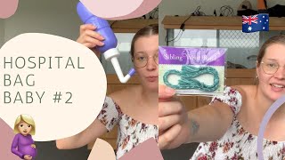 What’s in my hospital bag for my second birth | Australia