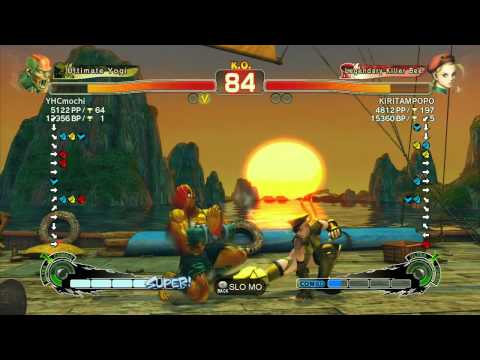 YHCmochi (Dhalsim) vs KIRITAMPOPO (Cammy) - SSF4 Arcade Edition Xbox Live Ranked Match