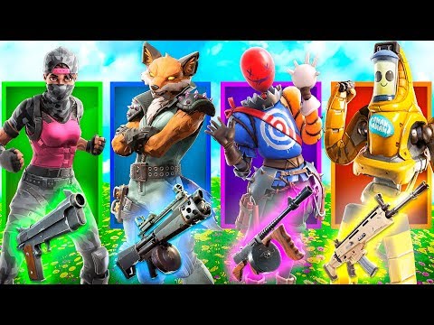 VINCERE CON LA RANDOM SKIN CHALLENGE SU FORTNITE! *BATTLE ROYALE*