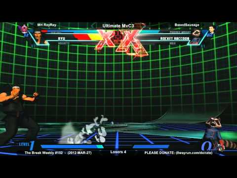 The Break #152 - UMvC3 L4 - MH RayRay VS BasicSausage