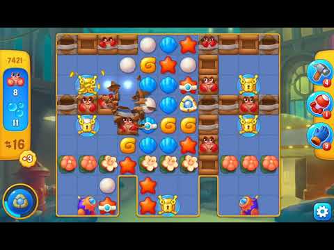 Fishdom 2021 - Level 7421   #playrix #fishdom #gaming