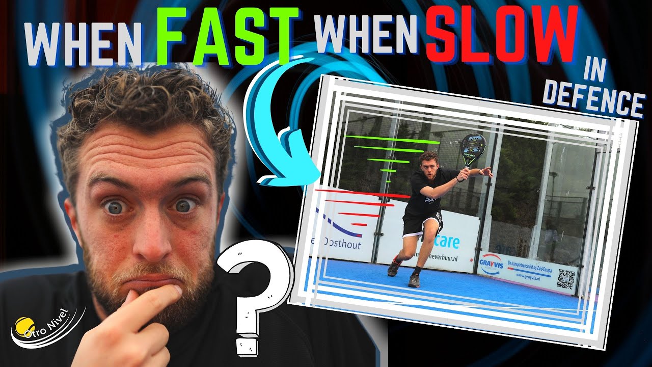 Vary defensive pace based on opponent position and weakness.