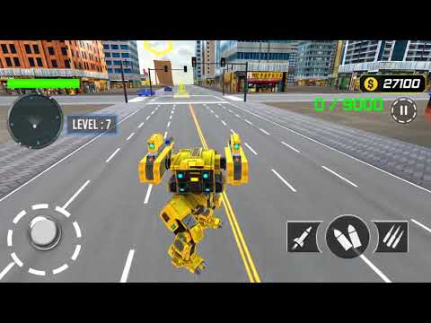 Army Bus Robot Car Game Transforming robot games #02 - Android Gameplay