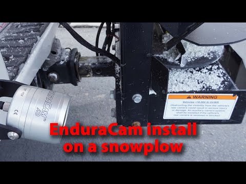 EnduraCam® Backup Camera with Quad Monitor on Snowplow | Easy Install Tutorial
